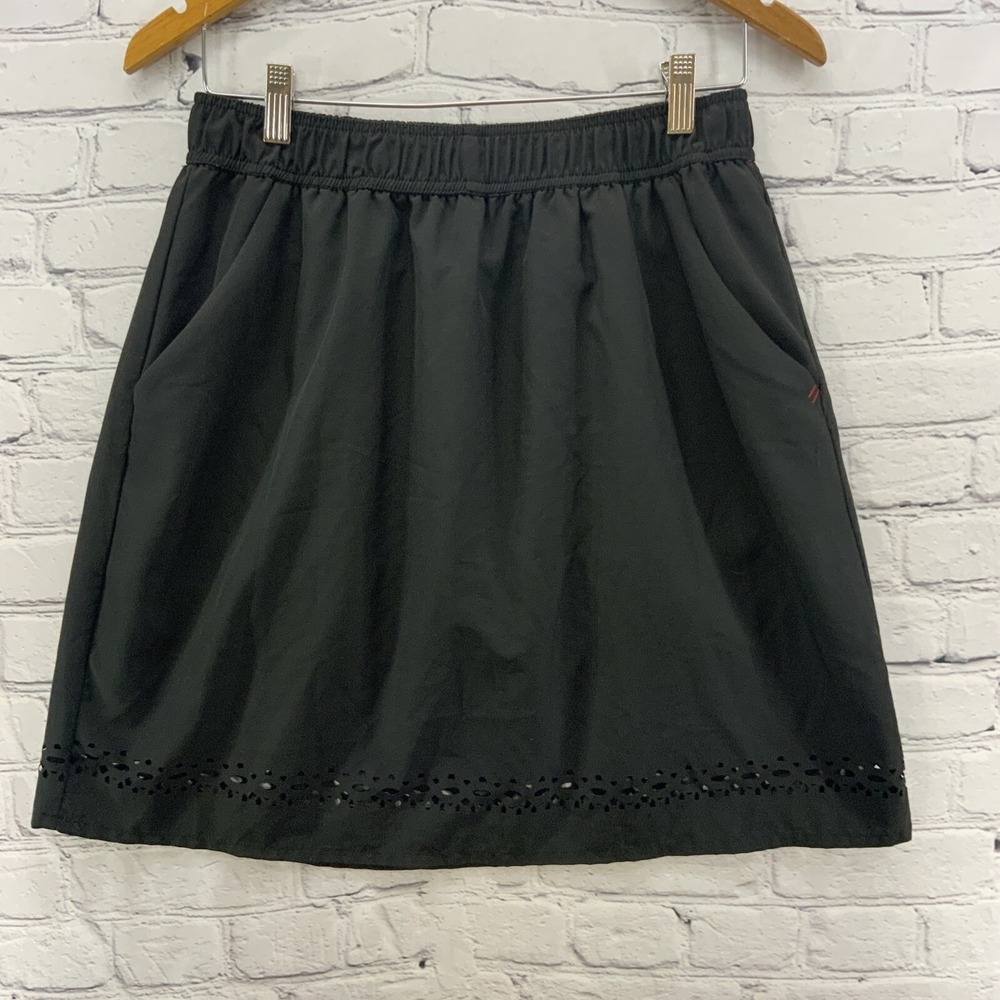 Stillwater Supply Co Skort Womens Sz XL Black Eyelet Witchy Goth